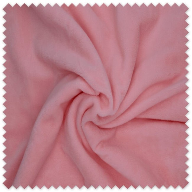 Tela Coralina Velvet Rosa Bebé de 1,50 metros, suave y aterciopelada para mantitas, arrullos, confección infantil y hogar