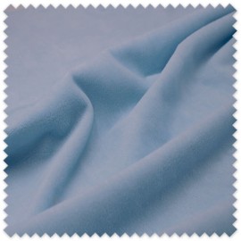 Tela Coralina Velvet Azul Bebé 1,60m | Tela Suave Infantil