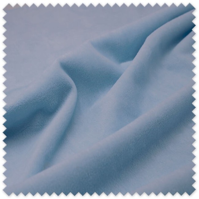 Tela Coralina Velvet Azul Bebé 1,60m | Tela Suave Infantil