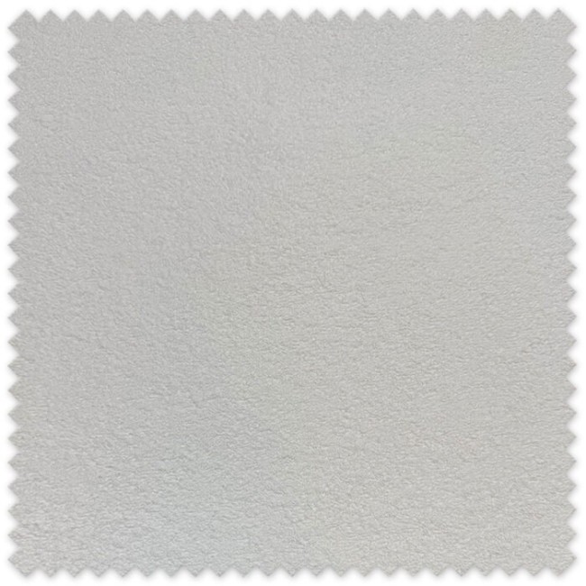 Tela Rizo Impermeable Blanco con cara de rizo tipo toalla y reverso impermeable para baberos y cambiadores de bebé.