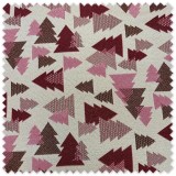 Tela Loneta Tejida Árboles Navidad Lurex | Doble Cara