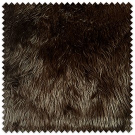 Tela Pelo Largo Marrón de pelo sintético para disfraces, Carnaval, Moros y Cristianos y manualidades
