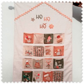 Panel Calendario Adviento 100% Algodón Navidad | 1,40 m | Venta de telas Online