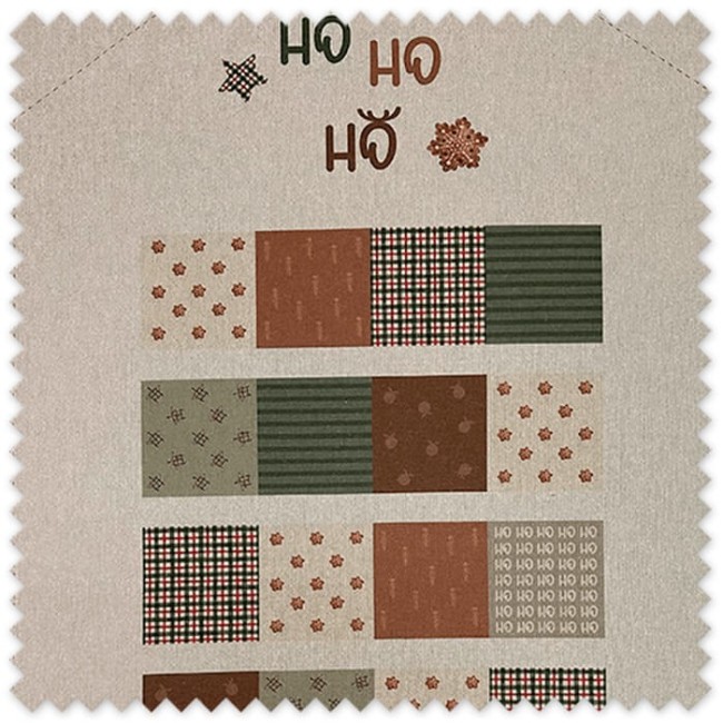 Panel Calendario Adviento 100% Algodón Navidad | 1,40 m | Venta de telas Online