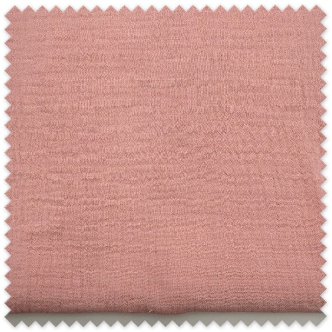 Retal 0,60m Algodón 100% Doble Gasa Rosa Bebé para bebé y costura infantil