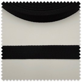 Cinta Espiga Negra 32mm para Mochilas y Bolsos