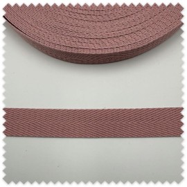 Cinta Espiga para Mochilas Rosa Empolvado 32mm 20% algodón 80% poliéster