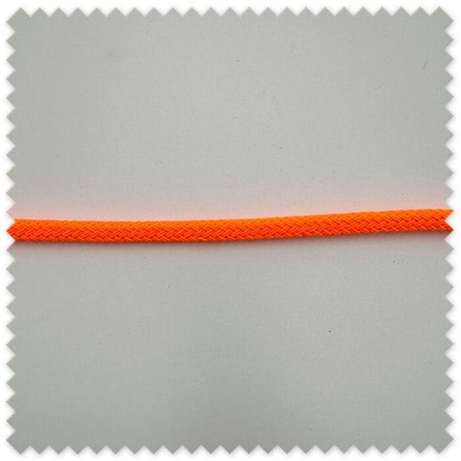 Cordón Espiga Grueso Naranja Flúor 7mm para mochilas, accesorios y manualidades