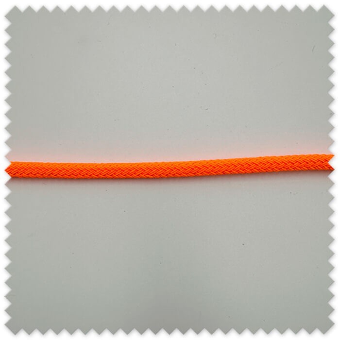 Cordón Espiga Grueso Naranja Flúor 7mm para mochilas, accesorios y manualidades