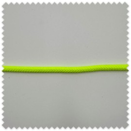 Cordón Espiga Grueso Amarillo Flúor 7mm para mochilas, accesorios y manualidades