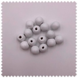 Bolas de madera blancas para manualidades comprar en packs