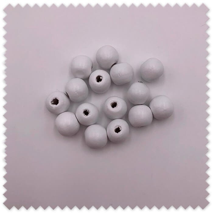 Bolas de madera blancas para manualidades comprar en packs