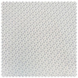 Tela Piqué Lunares Variados Azul Gris con puntos blancos para bebé y confección infantil