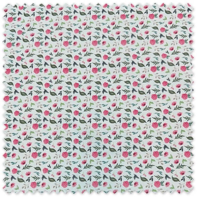 Tela popelín estampada con flores fucsias para confección de vestidos, blusas, complementos y proyectos de costura creativa.
