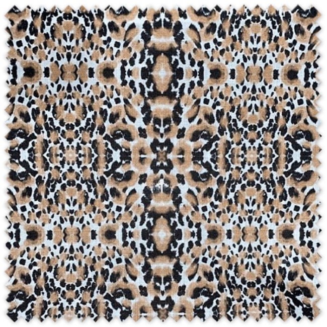 Tela de algodón 100% con estampado animal print de gran tamaño al mejor precio