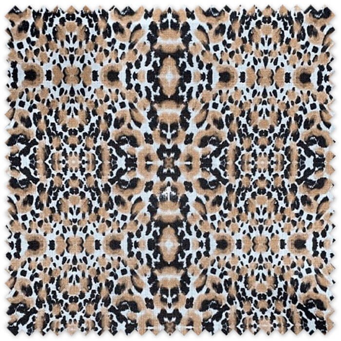 Tela de algodón 100% con estampado animal print de gran tamaño al mejor precio