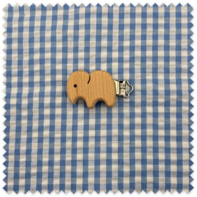 Pinza para chupetero con forma de elefante