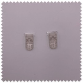 Pack de 8 pinzas transparentes para chupeteros