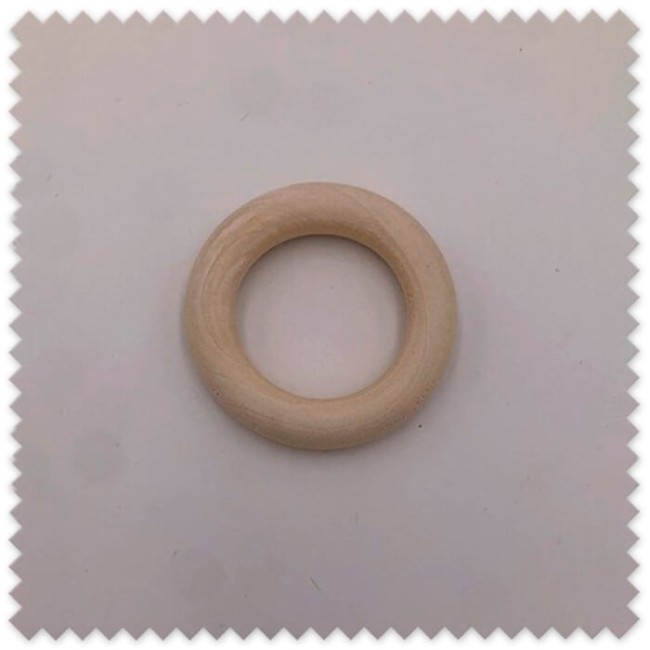 Aro de madera de 5,2 cm para manualidades y accesorios