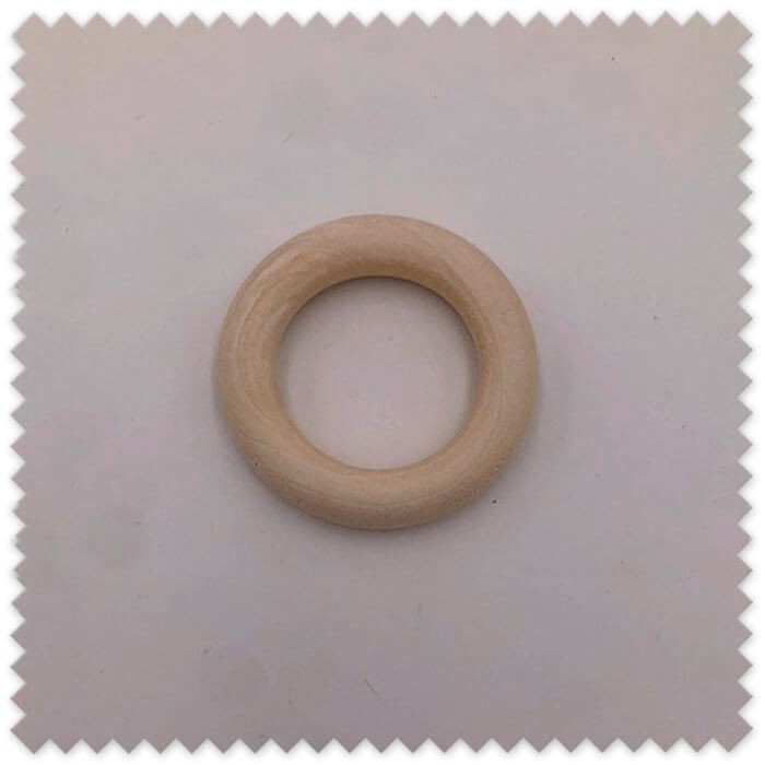 Aro de madera de 5,2 cm para manualidades y accesorios
