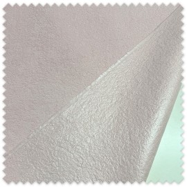 Tela rizo impermeable rosa bebé con cara de rizo tipo toalla