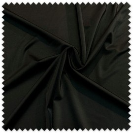 Tela lycra mate negra elástica de 1,50 metros de ancho para bañadores y maillots