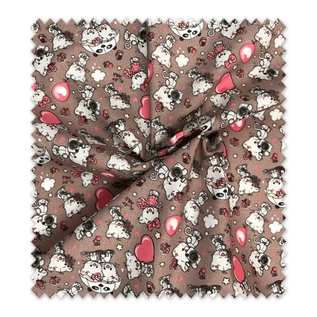 Algodón 100% Colección Osito Corazón