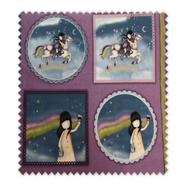 Panel Cuento Muñecas Gorjuss Colección Rainbow Dreams