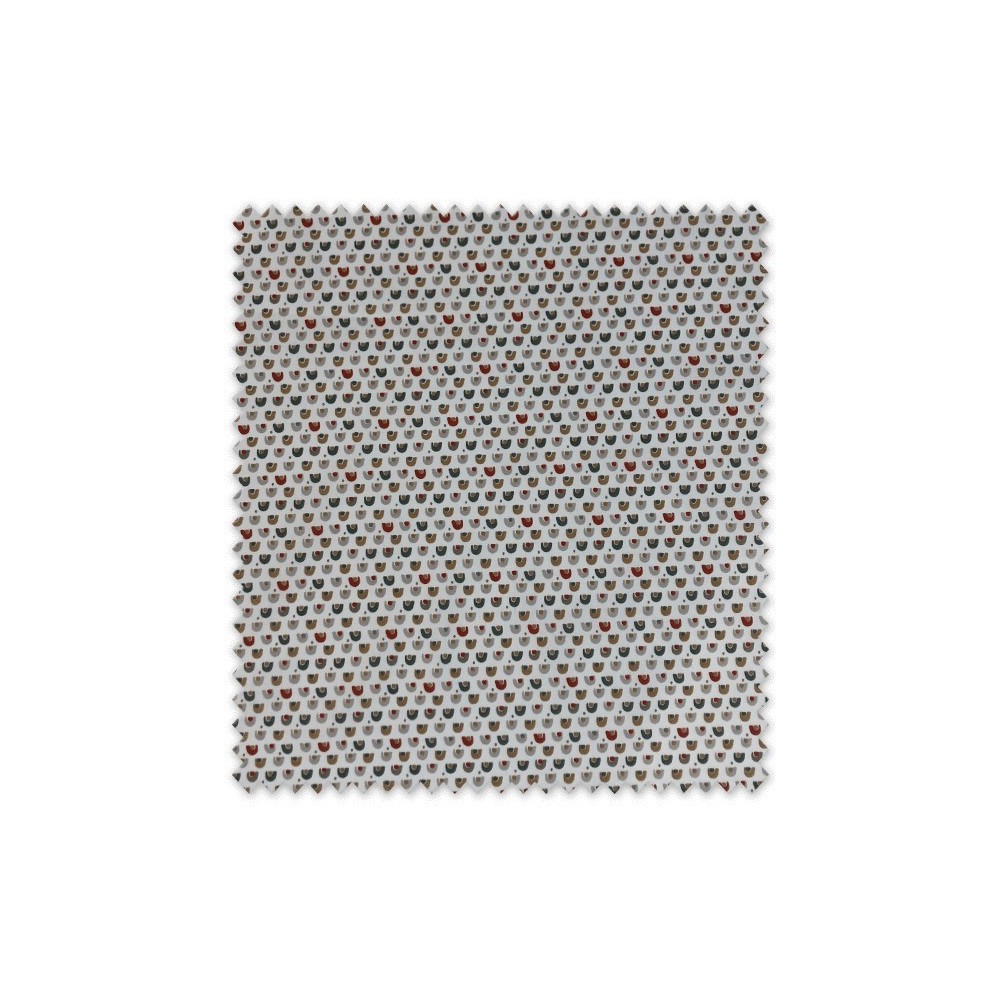 Comprar telas de Algodón 100% Arcoíris Combinado Liebre Teja