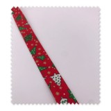 Bies Navidad 18mm Abetos Rojo