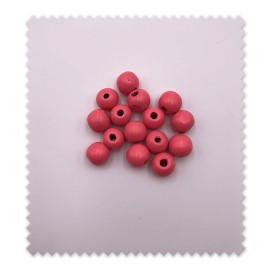 Pack 15 bolas de madera coral