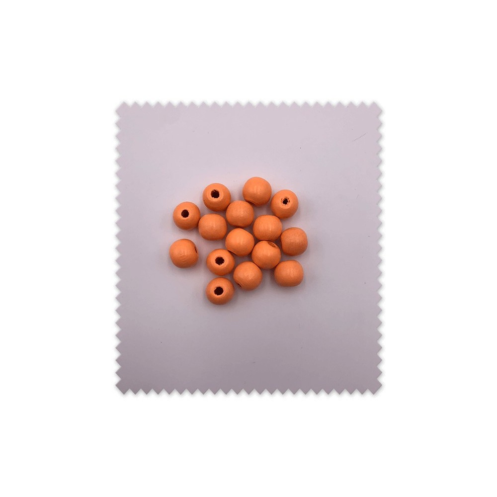 Bolas de madera melocotón para manualidades