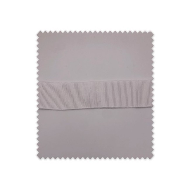 Tela Puño/ Cinturilla 7cm Blanco
