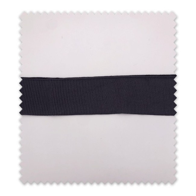 Tela Puño/ Cinturilla 7cm Gris Marengo