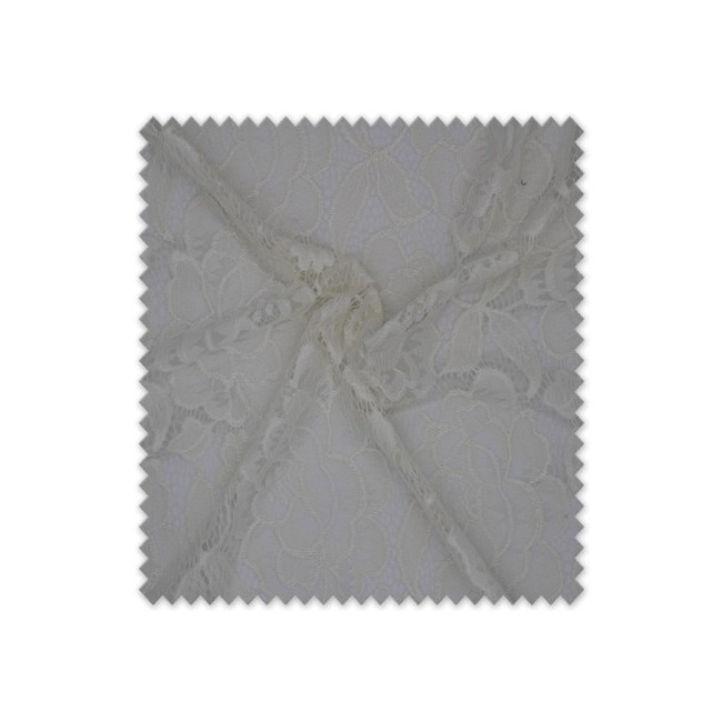 Encaje Flor Crudo