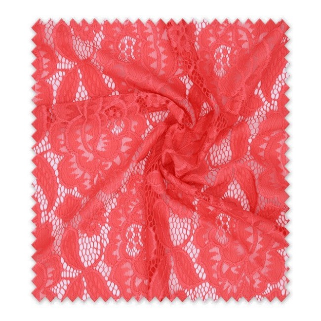 Encaje Flor Coral