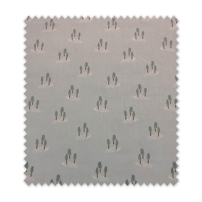 Telas de popelin estampado Arboles Menta
