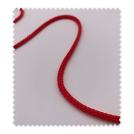 Cordón Trenzado 4mm Rojo