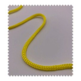 Cordón Trenzado 4mm Amarillo