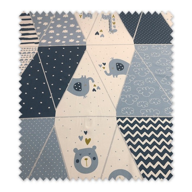 Banderines Algodón 100%  Azules