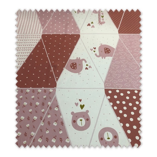 Panel de Banderines Algodón 100% Rosa