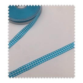 rollo lazo vichy turquesa 15m oferta