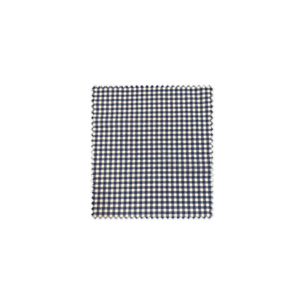 Tela Vichy Azul Marino ideal para confección, manualidades y decoración