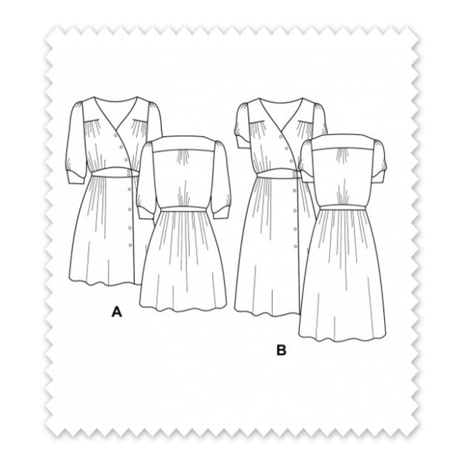 2 Patrones Vestidos Lliria by Pauline Alice