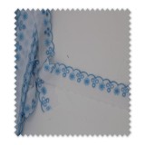 Tira Bordada Azul Bebé 13,70m 3cm