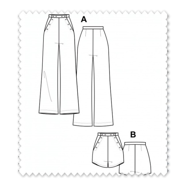 2 Patrones Pantalones Romero by Pauline Alice