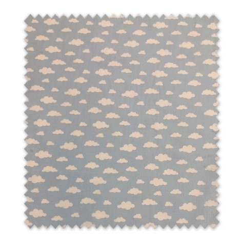 Comprar telas de Popelín Estampado Nubes Fondo Azul Bebé al mejor precio