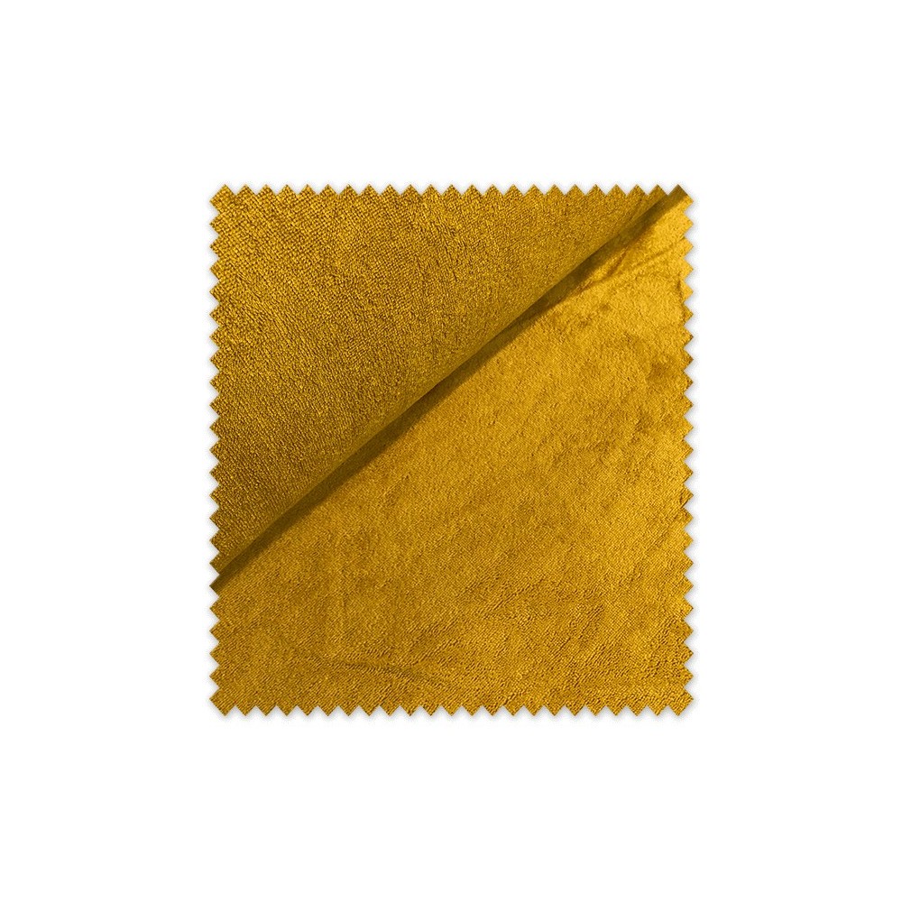 Tejido bambú color mostaza para toallas y bebé