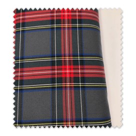 tela de cuadros escoceses verdes, azul y rojo para moda infantil y prendas clásicas