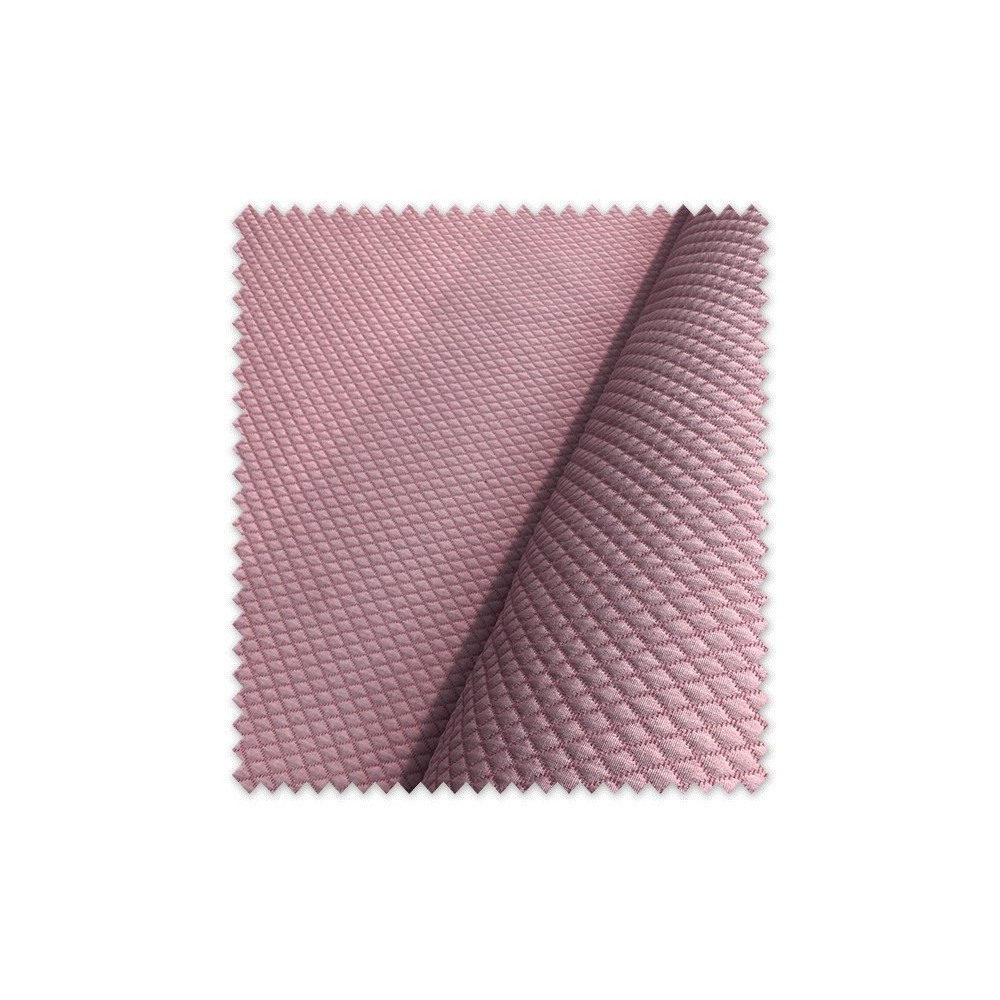 tela acolchada mini rombo rosa empolvado suave y cálida para confección infantil y decoración